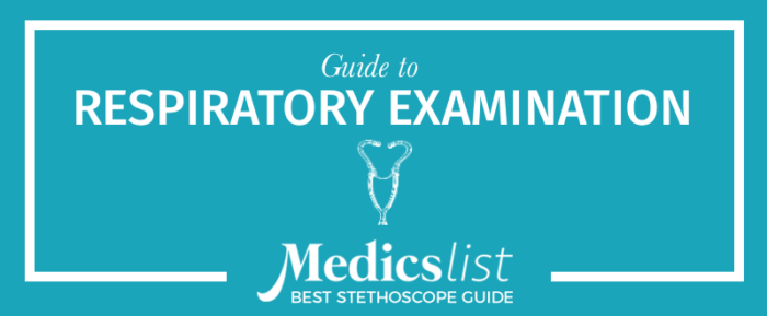 Guide to Respiratory Examination